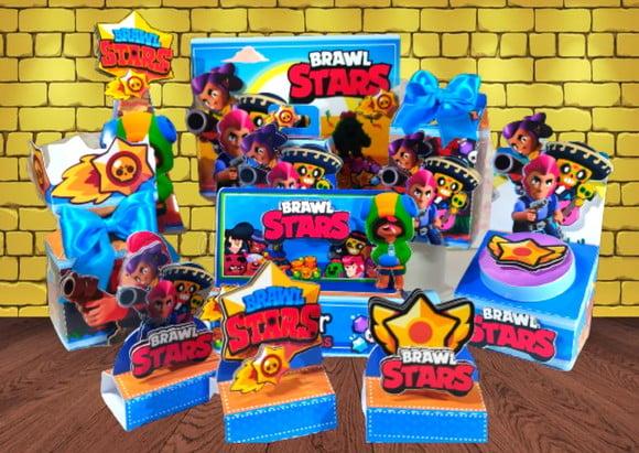 Arquivo Caixas Silhouette Brawl Stars Luxo