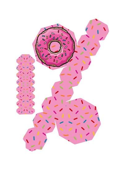 Arquivo Caixa Silhouette Donuts