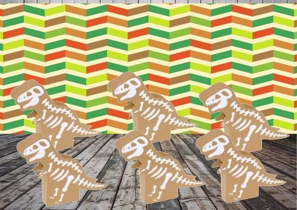 Arquivo Caixa Silhouette Dinossauro Fóssil