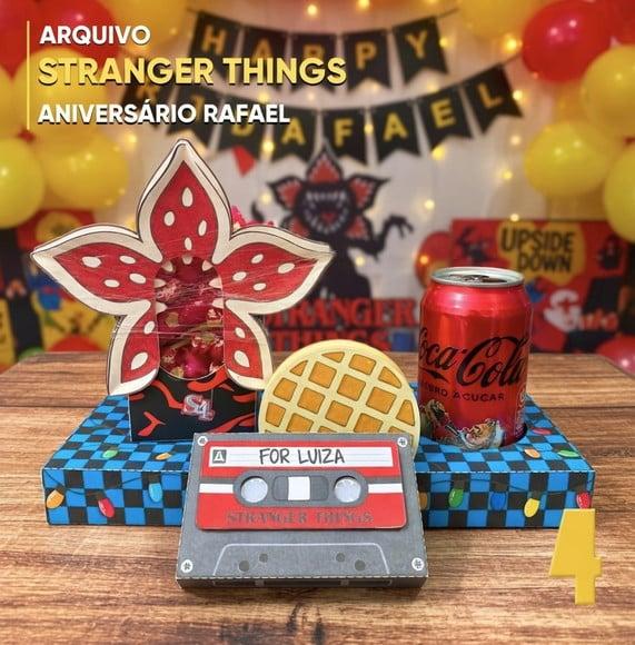 Caixa Cinema Tranger Things Arquivo de Corte Studio