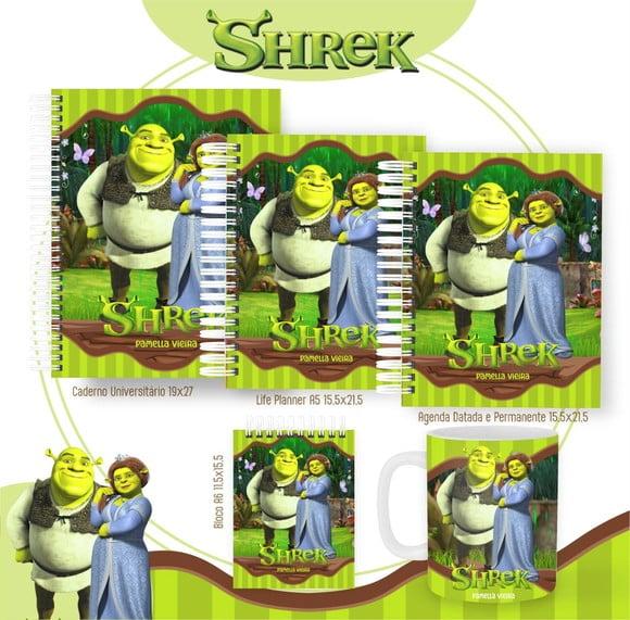 Combo de Capas Volta Ás Aulas Sherek Png / pdf