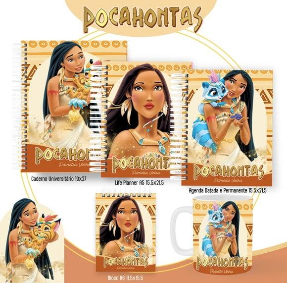 Combo de Capas Volta Ás Aulas Pocahontas Png / pdf