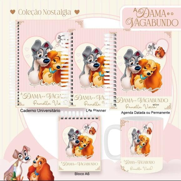 Combo de Capas Volta Ás Aulas a Dama e o Vagabundo Png / pdf