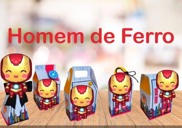 Arquivo Digital Silhouette Homem de Ferro Baby