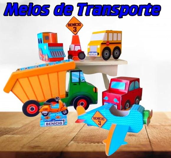 Arquivo de Corte Formato Studio Meios de Transporte