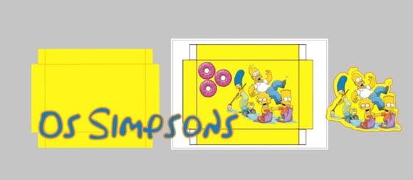 Arquivo Digital Silhouette, Caixa Retangular os Simpsons