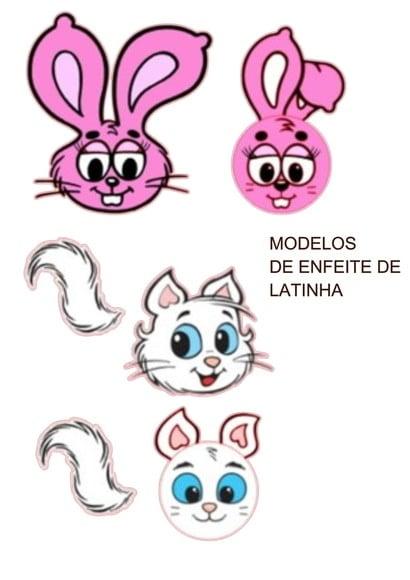 Arquivo de Corte Aplique Latinha Dalila e Gato Miau