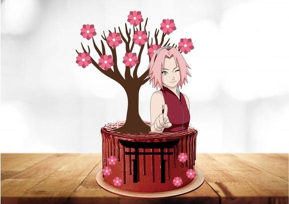 Arquivo Digital Topo de Bolo Sakura