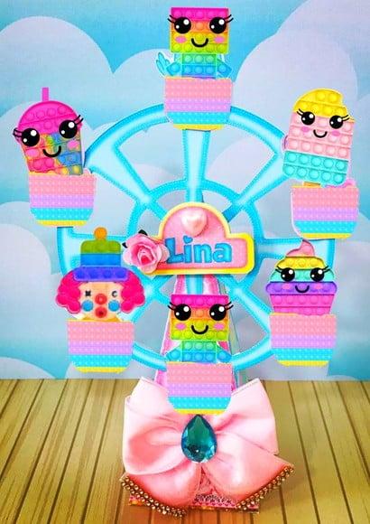ARQUIVO MÁQUINA SILHOUETTE RODA GIGANTE POP IT FINGER TOYS