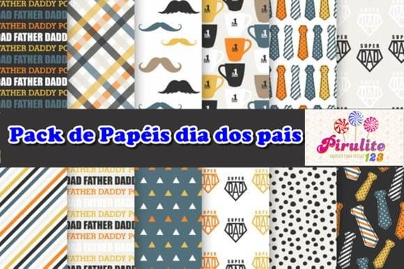 Papeis Digitais Dia dos Pais Luxo