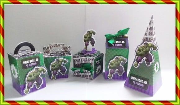 Kit Digital Arquivo Silhouette Hulk Festa em Casa