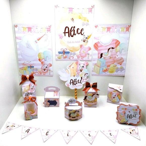 Arquivo Silhouette Chá de Bebe Festa em Casa