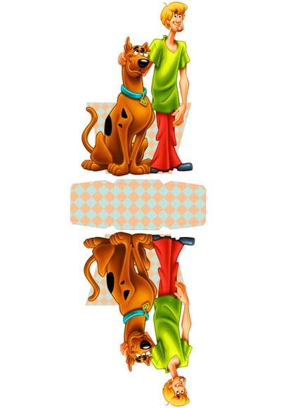 ARQUIVO CAIXA SILHOUETTE SCOOBY DOOH E SALSICHA