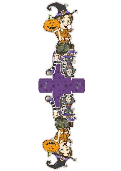 ARQUIVO SILHOUETTE HALLOWEEN BRUXINHA LINDA TEEN