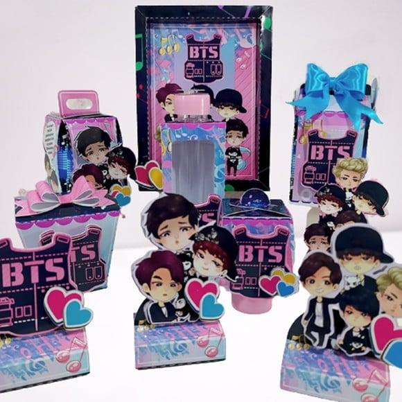 ARQUIVO CAIXA SILHOUETTE BTS LUXO