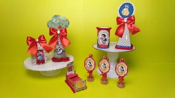 Arquivo de Corte Digital Silhouette Branca de Neve Luxo