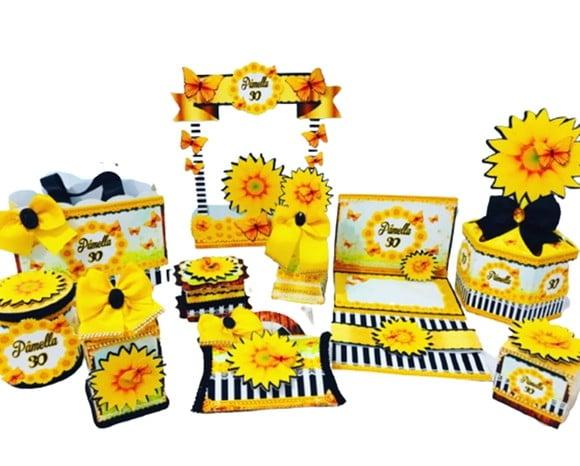 Arquivo Corte Digital Festa My Sunshine Girassol Luxo