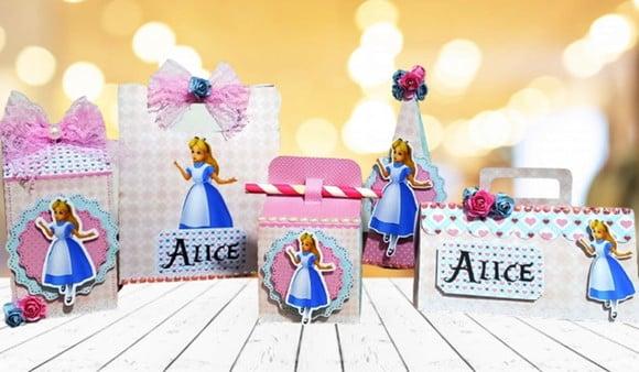 Arquivo Caixa Silhouette Alice Luxo