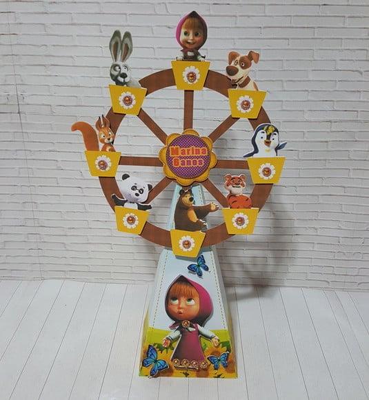 Arquivo de Corte Digital Roda Gigante Marsha