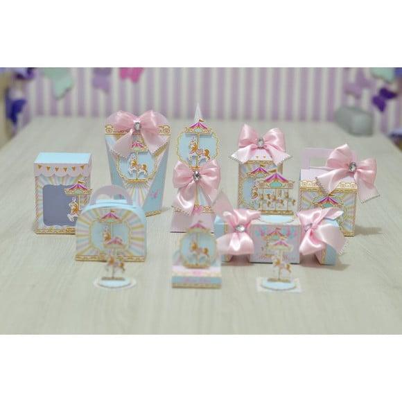 Arquivo Corte Digital Festa Carrossel Outubro Luxo