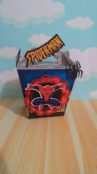 Kit Digital Arquivo Caixas Silhouette Homem Aranha