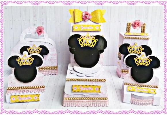 Arquivo Corte Digital Silhouette Festa Minnie Luxo