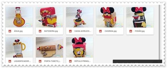Arquivo de Corte Digital Minnie Confeiteira