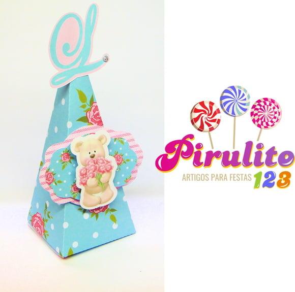 Arquivo de Corte Digital Silhouette Ursinha Mimosa Floral