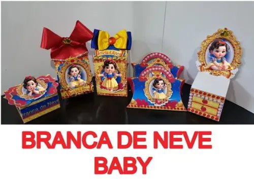 Arquivo Digital de Corte Branca de Neve Baby Studio