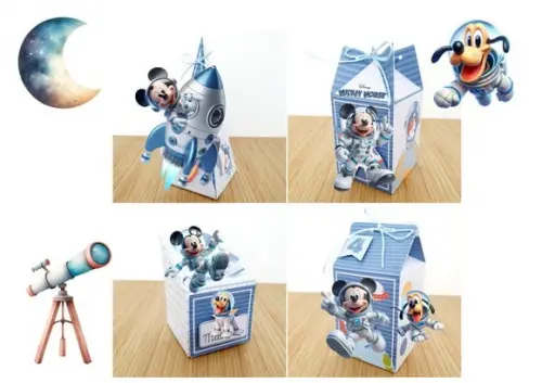 Arquivo Digital de Corte Mickey Astronauta Studio