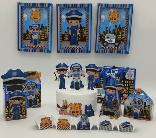 Arquivo Digital pdf Corte Á Mão Policial Luxo