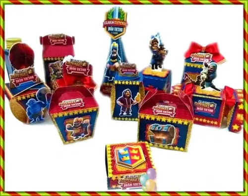 Arquivo Digital Silhouette Festa Clash Royale Completa