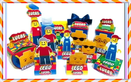 Arquivo Corte Digital Silhouette Festa Lego