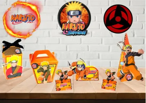 Arquivo Digital Silhouette Naruto Completo com Porta Latinha