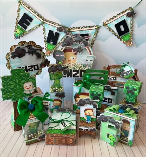 Arquivo de Corte Digital Studio e pdf Minecraft