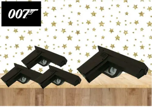 Arquivo Digital Silhouette Caixa Pistola 007