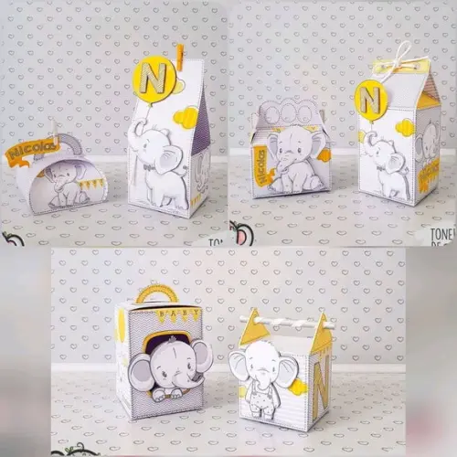 Arquivo Digital Kit Chá de Bebe Elefantinho Luxo