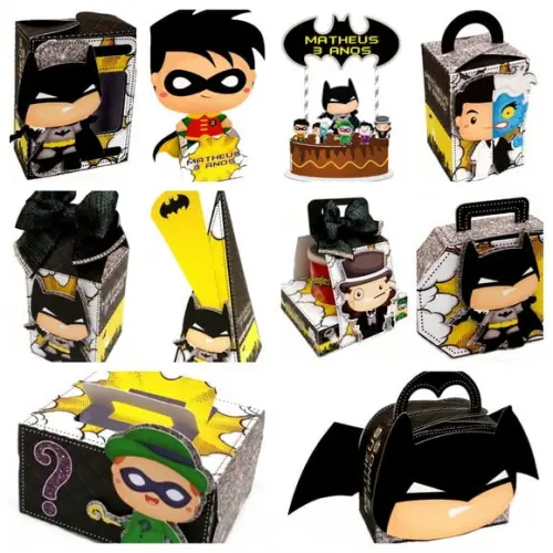 Arquivo Caixa Silhouette Batman Superluxo