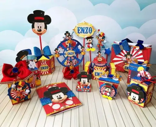 Arquivo Corte Digital Circo do Mickey Luxo