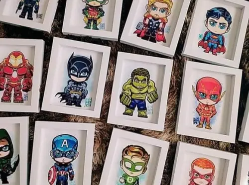 Arquivo de Corte Quadrinhos Super Herois