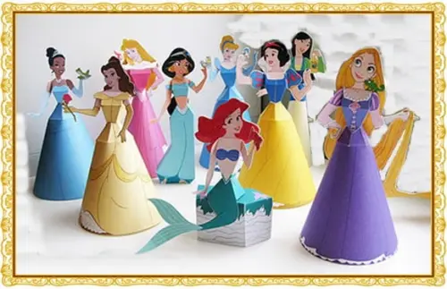 KIT DIGITAL ARQUIVO EM PNG PRINCESAS EM 3D