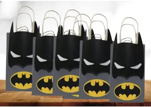 Arquivo Digital Silhouette Tags para Sacolinha Batman