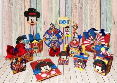 Arquivo Corte Digital Circo Mickey Completo