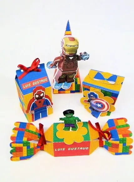 Arquivo de Corte Digital Silhouette Super Herois Lego