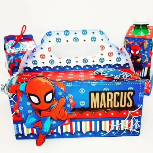 Arquivo de Corte Digital Studio e pdf Homem Aranha Cute