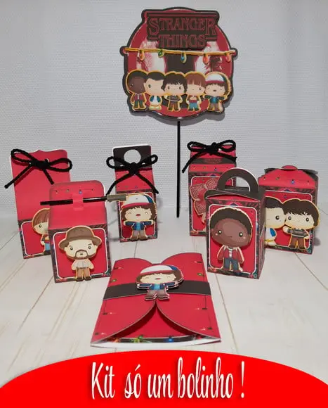 Arquivo de Corte Digital Silhouette Festa Stranger Things