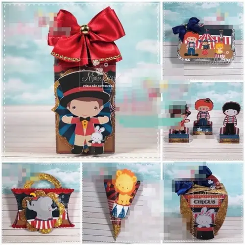 Arquivo Digital Silhouette Circo Menino Luxo