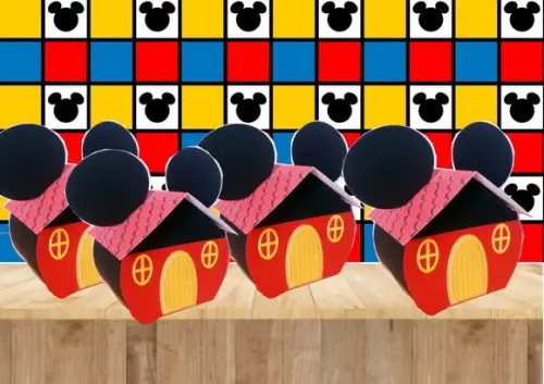 Arquivo Digital Silhouette Caixa Casinha Mickey