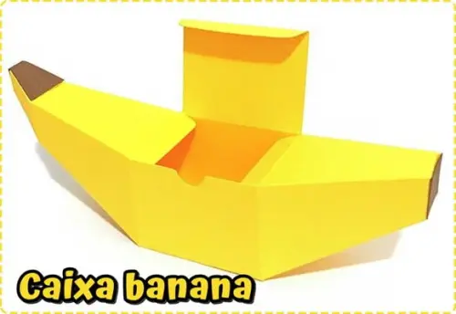 Arquivo Caixa Silhouette Caixa Banana