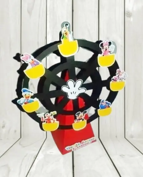 Arquivo de Corte Roda Gigante Mickey e Sua Turma